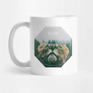 Wild and free spiritual animal Mug